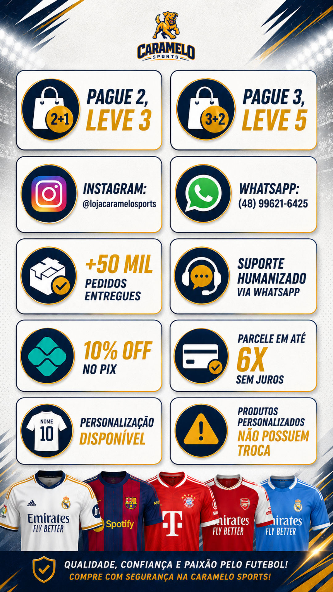 Benef&iacute;cios Caramelo Sports